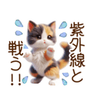 真夏の思いやり猫❁⃘*（個別スタンプ：32）