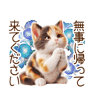 真夏の思いやり猫❁⃘*（個別スタンプ：35）