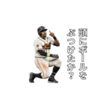 サインを送る野球選手（個別スタンプ：14）