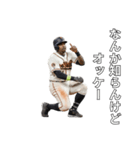 サインを送る野球選手（個別スタンプ：16）