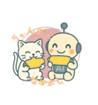 AIロボChapiと猫たちの夏スタンプ（個別スタンプ：2）