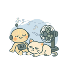 AIロボChapiと猫たちの夏スタンプ（個別スタンプ：8）