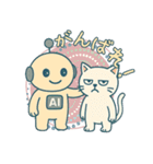 AIロボChapiと猫たちの夏スタンプ（個別スタンプ：18）