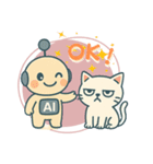 AIロボChapiと猫たちの夏スタンプ（個別スタンプ：19）
