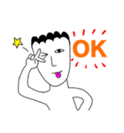 牡蠣おとこのスタンプ。その2（個別スタンプ：5）