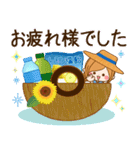 ずっと使える♪夏の日常♥ほのぼのカノジョ（個別スタンプ：16）