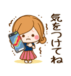 ずっと使える♪夏の日常♥ほのぼのカノジョ（個別スタンプ：18）