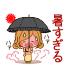 ずっと使える♪夏の日常♥ほのぼのカノジョ（個別スタンプ：22）