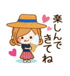 ずっと使える♪夏の日常♥ほのぼのカノジョ（個別スタンプ：35）