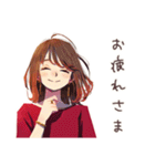 やさしい妻の応援メッセージ（個別スタンプ：10）