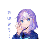 女子高生の部活連絡スタンプ（個別スタンプ：2）