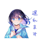 女子高生の部活連絡スタンプ（個別スタンプ：15）