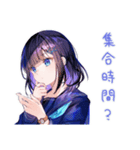 女子高生の部活連絡スタンプ（個別スタンプ：18）