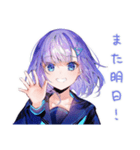 女子高生の部活連絡スタンプ（個別スタンプ：23）