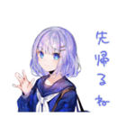 女子高生の部活連絡スタンプ（個別スタンプ：33）