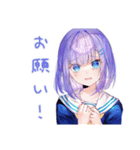 女子高生の部活連絡スタンプ（個別スタンプ：38）