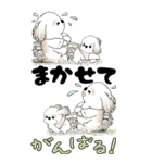 [BIG]シーズー犬 「頑張ってはいるよ...」（個別スタンプ：21）