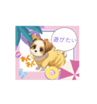 mix犬の挨拶アニメスタンプ（個別スタンプ：12）
