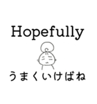 モモ✢英語1（個別スタンプ：18）