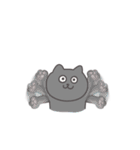 でか文字のねこのとろりんスタンプ（個別スタンプ：10）