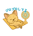 夏のヨーキー便り（個別スタンプ：21）