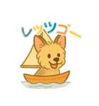 夏のヨーキー便り（個別スタンプ：29）