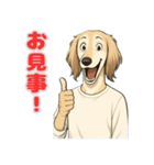 サルーキの喜怒哀楽スタンプ（個別スタンプ：8）