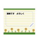 夏のおたより メッセージスタンプ 6（個別スタンプ：24）