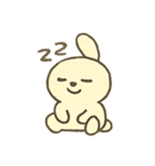 ぷにぷにうさぎの気分大行進（個別スタンプ：1）