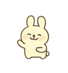 ぷにぷにうさぎの気分大行進（個別スタンプ：4）