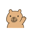 ぽっちゃりカピバラの表情（個別スタンプ：2）