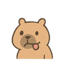 ぽっちゃりカピバラの表情（個別スタンプ：6）