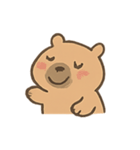 ぽっちゃりカピバラの表情（個別スタンプ：8）