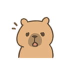 ぽっちゃりカピバラの表情（個別スタンプ：11）