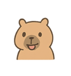 ぽっちゃりカピバラの表情（個別スタンプ：16）