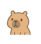 ぽっちゃりカピバラの表情（個別スタンプ：17）