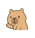 ぽっちゃりカピバラの表情（個別スタンプ：19）