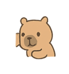 ぽっちゃりカピバラの表情（個別スタンプ：20）