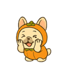 かぼちゃスーツのフレンチブル（個別スタンプ：7）