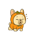 かぼちゃスーツのフレンチブル（個別スタンプ：15）