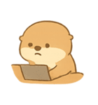 ぼーっとカワウソ（個別スタンプ：2）