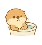ぼーっとカワウソ（個別スタンプ：3）