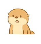 ぼーっとカワウソ（個別スタンプ：4）