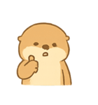 ぼーっとカワウソ（個別スタンプ：7）