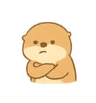 ぼーっとカワウソ（個別スタンプ：10）