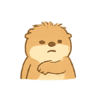 ぼーっとカワウソ（個別スタンプ：14）