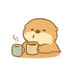 ぼーっとカワウソ（個別スタンプ：15）
