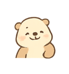 遊び心いっぱいのカワウソ表情（個別スタンプ：3）