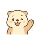 遊び心いっぱいのカワウソ表情（個別スタンプ：4）