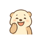 遊び心いっぱいのカワウソ表情（個別スタンプ：11）